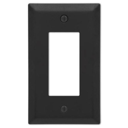 AMERELLE Amerelle 3008805 Century Stamped Steel Rocker Wall Plate - Matte Black 3008805